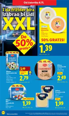 Pregled letka Katalog trgovine Lidl vrijedi od 03.11.2025 | Stranica: 76