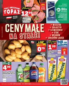 Pogląd gazetki "Ceny małe na stałe" ze sklepu Topaz ważnej od 06.11.2025