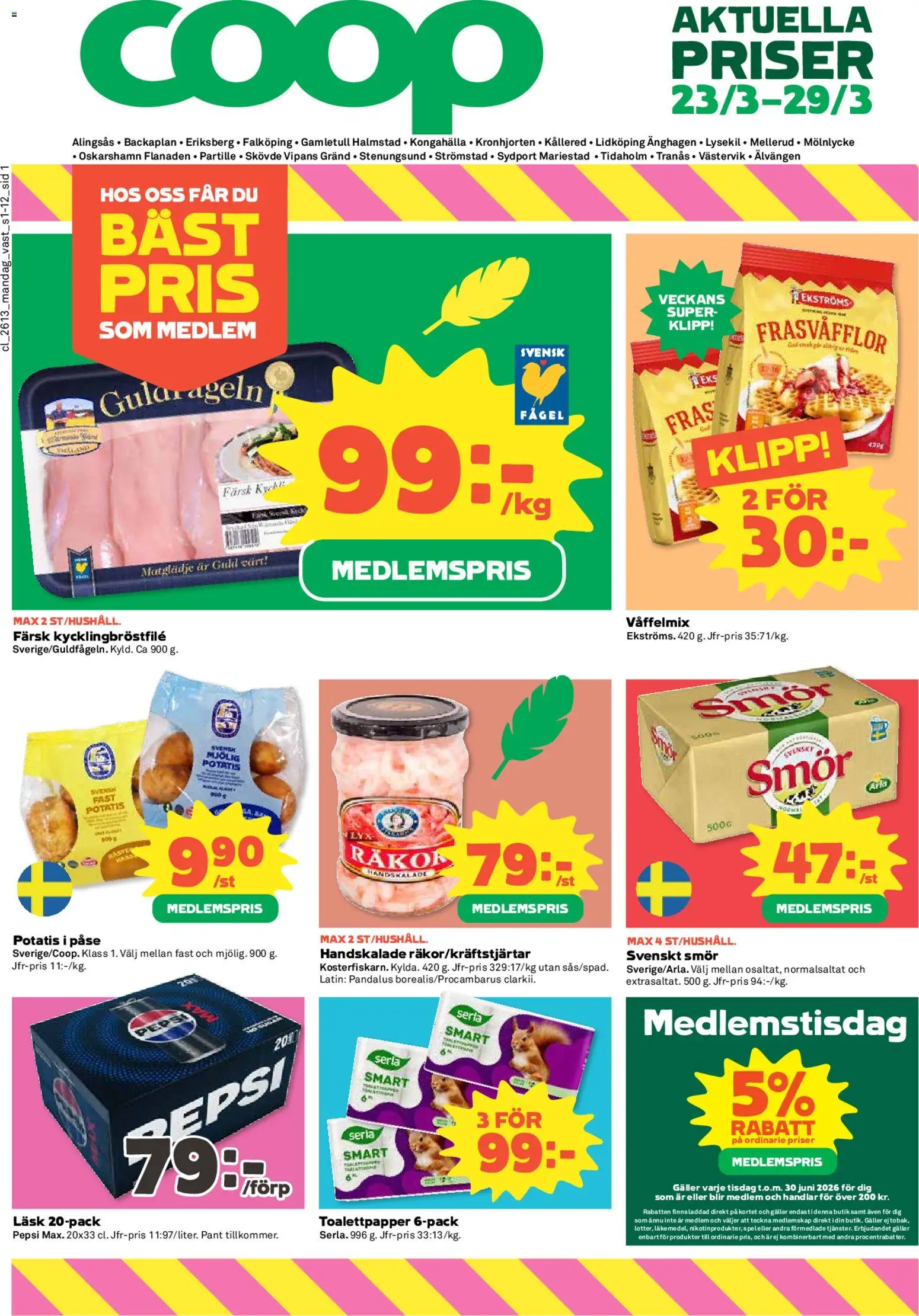 Förhandsgranska reklamblad Coop erbjudanden från butik Coop gäller från 23/03/2026