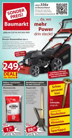 Vorschau von dem Prospekt des Geschäftes Sonderpreis Baumarkt, gültig ab dem 12.07.2025