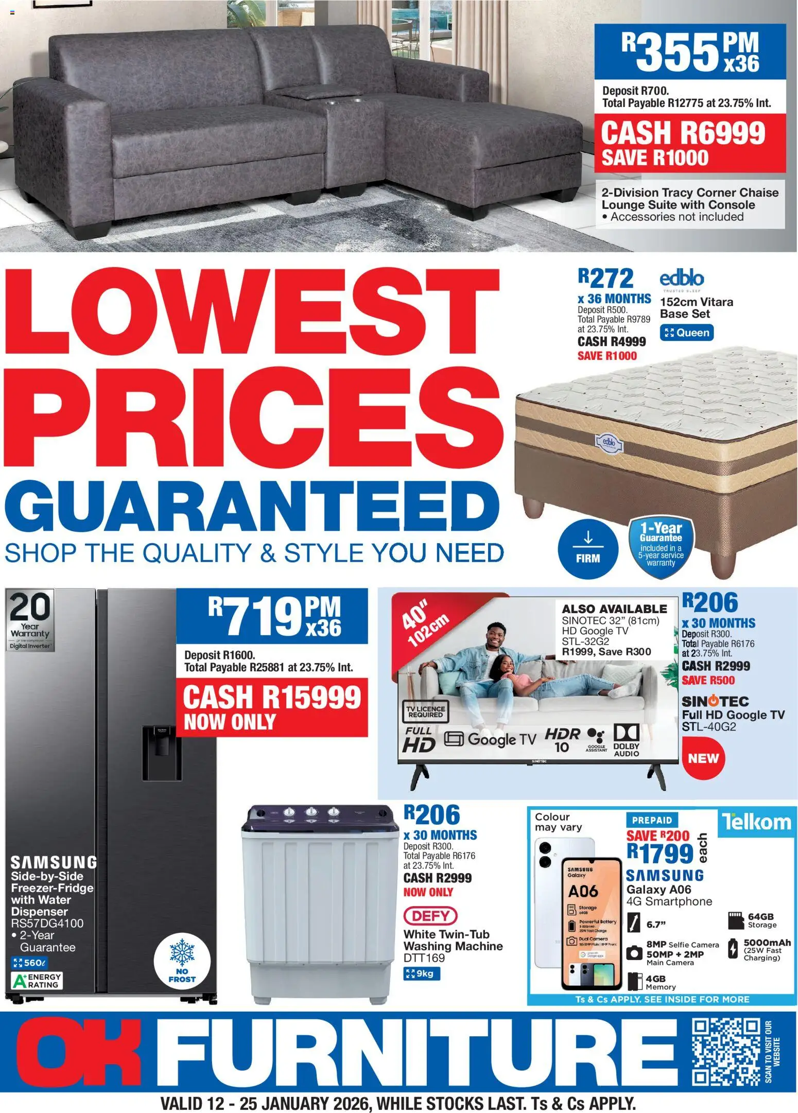 Preview of OK Furniture flyer valid from 12/01/2026