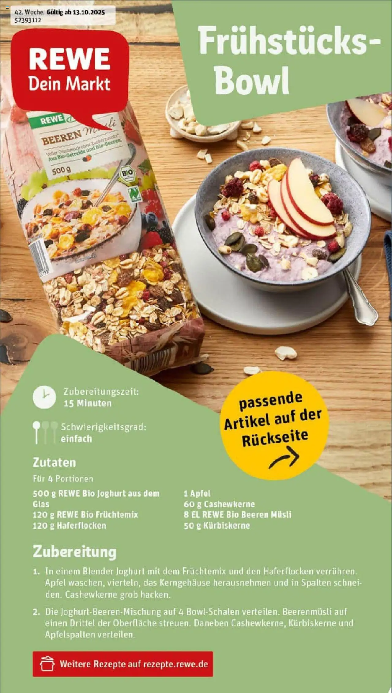 REWE Prospekt ab 13.10.2025 nächste Woche - Prospekt Aichach	