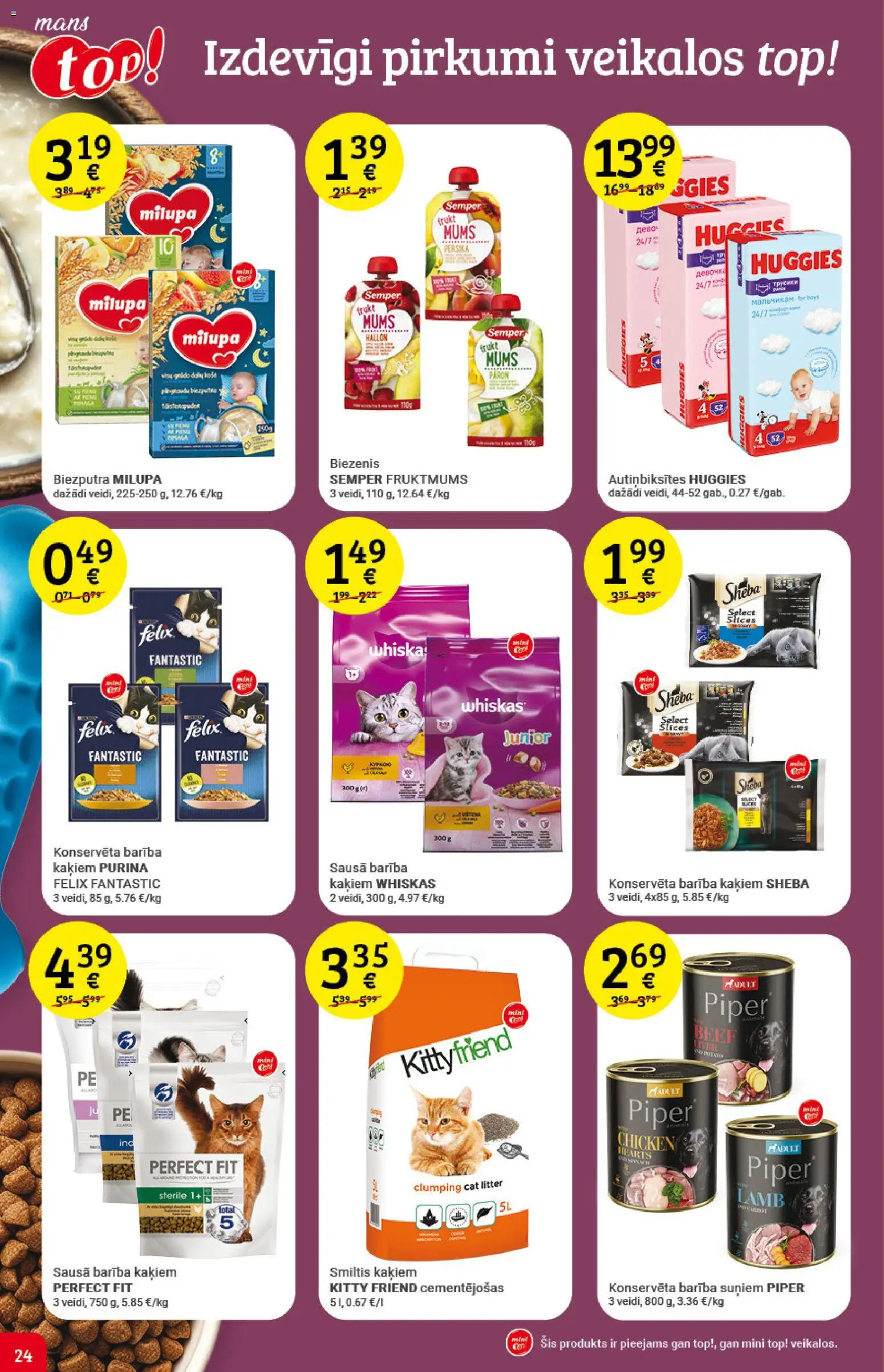 Skatīt Top! akciju bukletu, derīgs no 2026.01.07