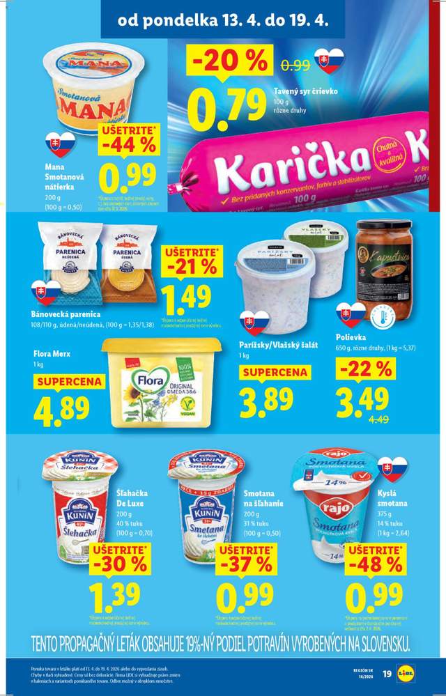Nový Lidl leták od 13.04.