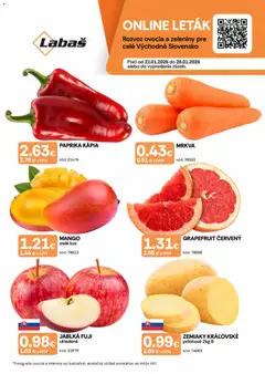 Náhľad Labaš letáku platného od 22.01.2026