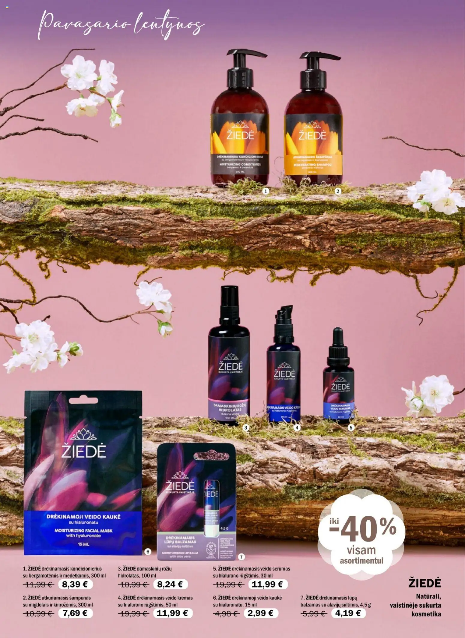 Gintarinė parduotuvės leidinio Gintarinė leidinys - Grožio katalogas galiojančio nuo 2026.04.01 peržiūra