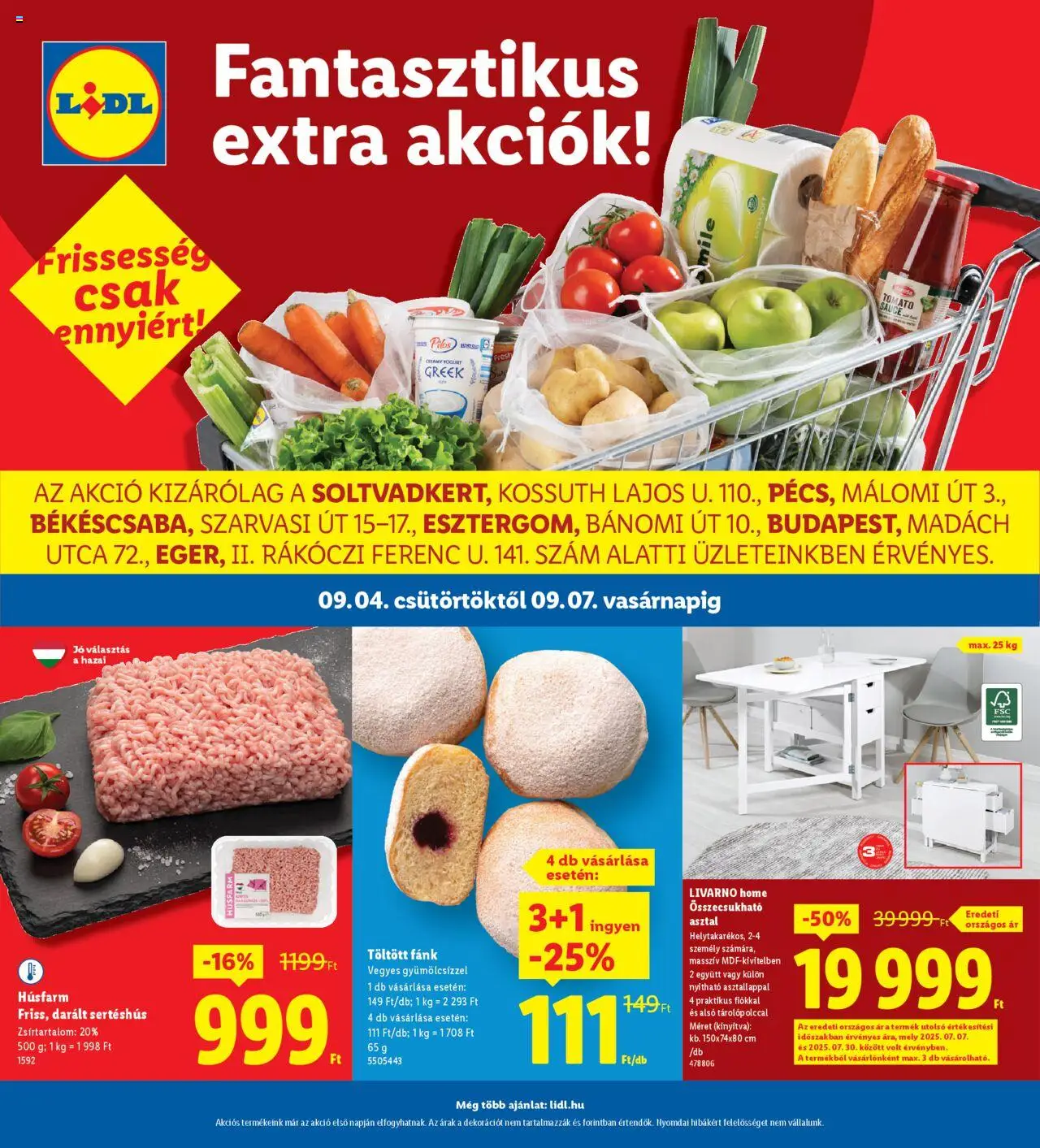 Lidl aktuális szórólap, érvényes 2025.09.04.-től - 1 oldal