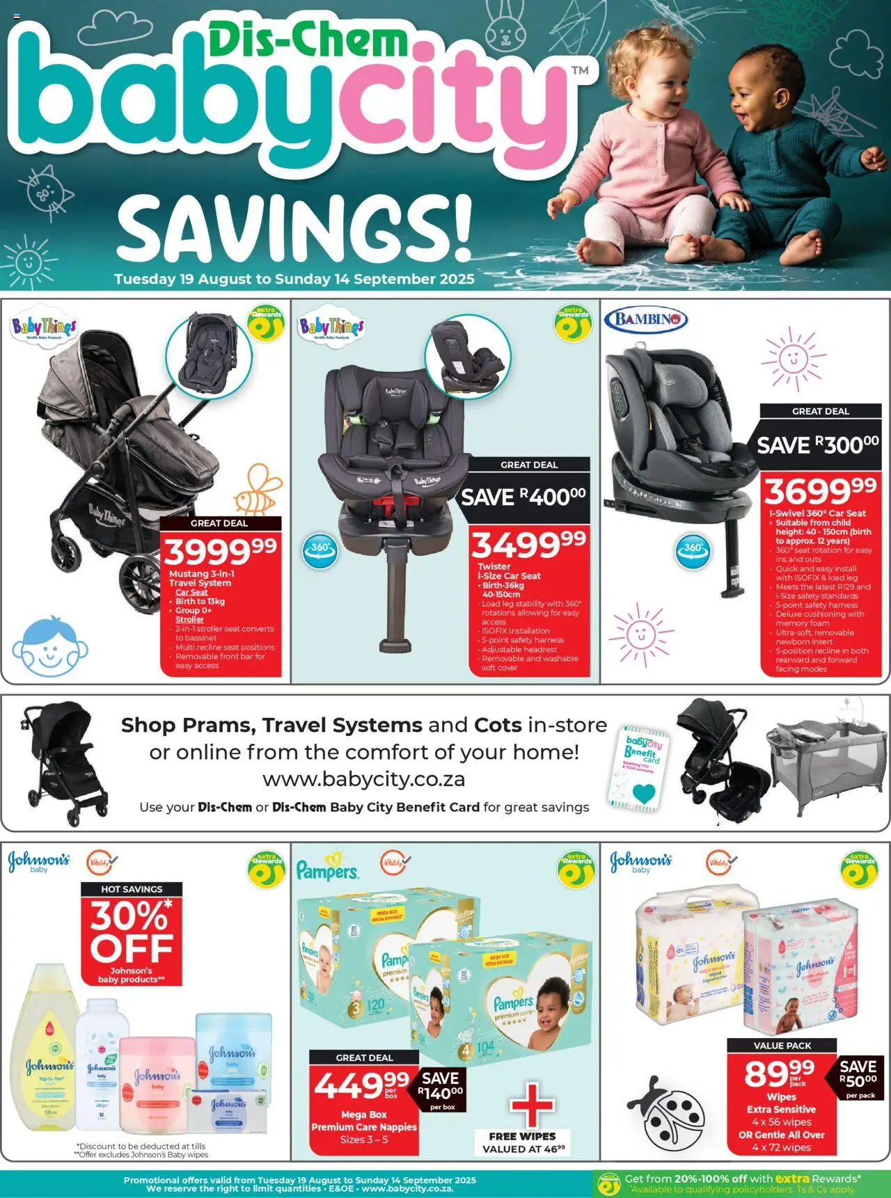Baby City Specials from 19/08 - 14/09/2025 > Promotions