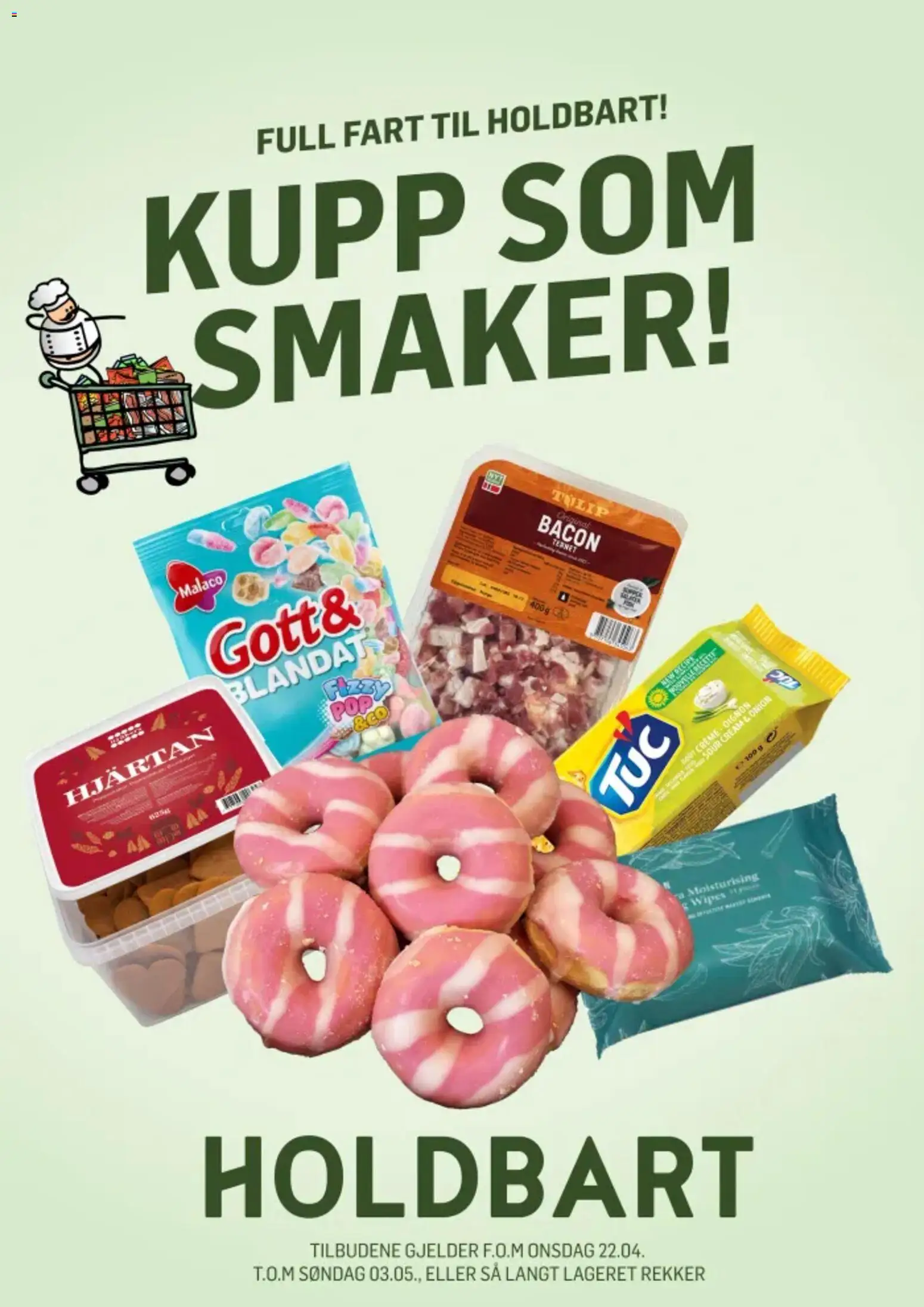 Forhåndsvis Holdbart kundeavis fra butikk Holdbart gyldig fra 22/04/2026