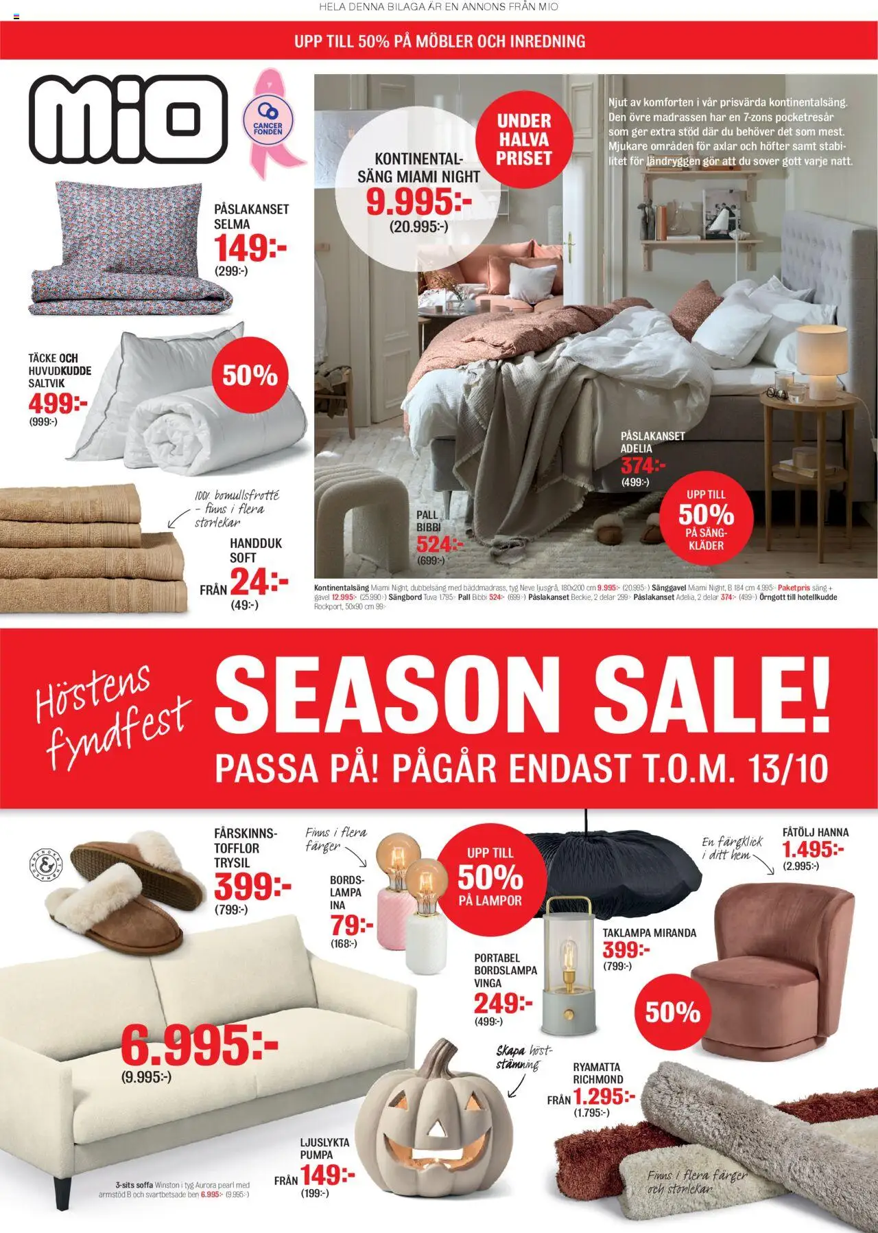 Aktuella reklamblad Mio är giltig 01/10 2025 > Veckans Erbjudanden gäller från 01/10/2025 till 13/10/2025 sidnummer 1