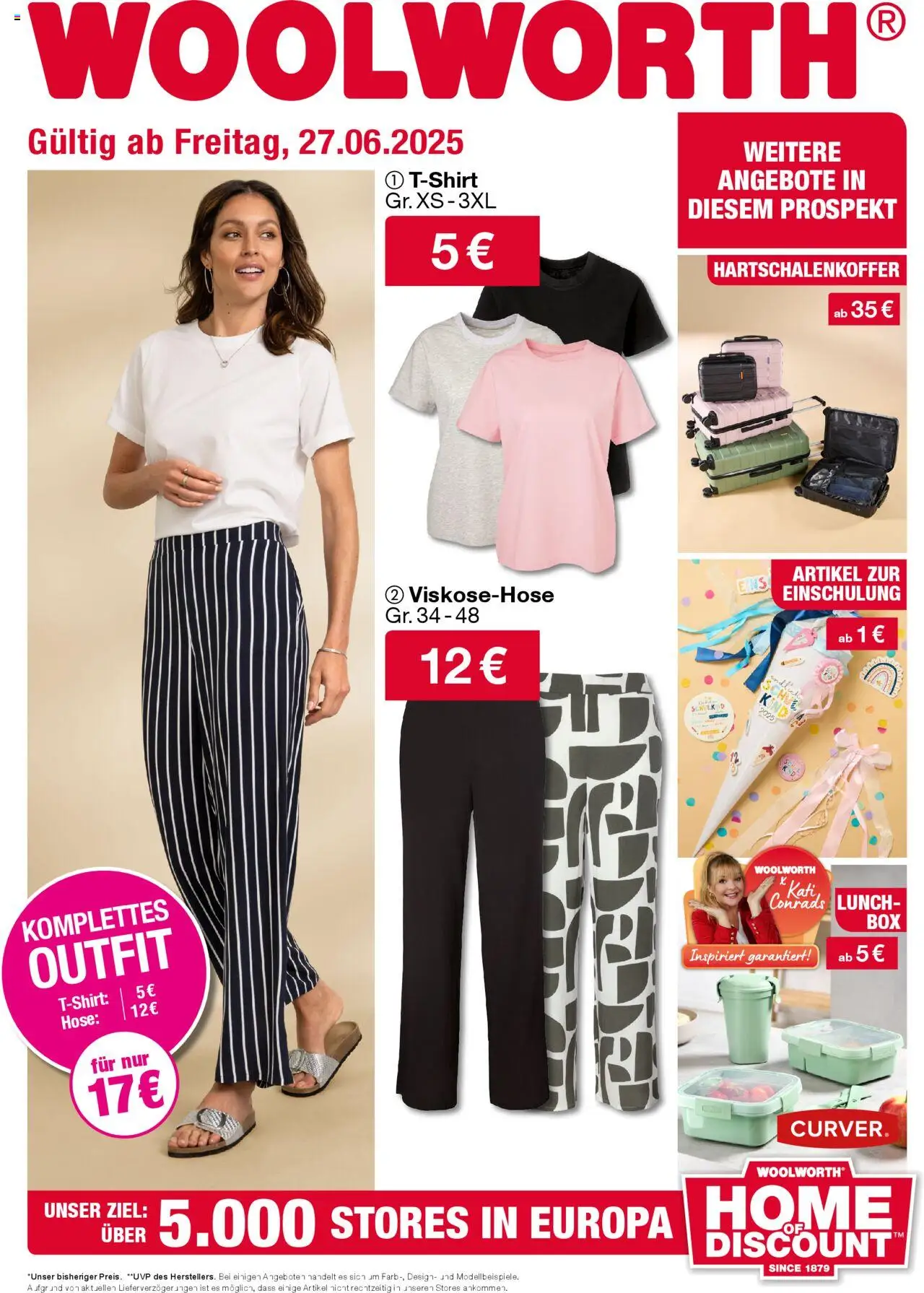  Woolworth Flugblatt ab (von Freitag 27.06.2025) - Seite 1 - Hose