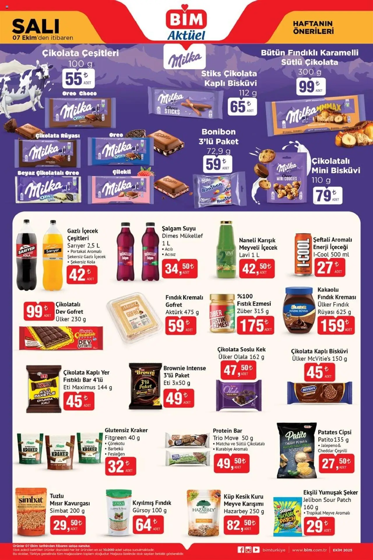 BİM Katalog bu hafta (07 Ekim 2025) - Aktüel Broşür - Sayfa numarası 1