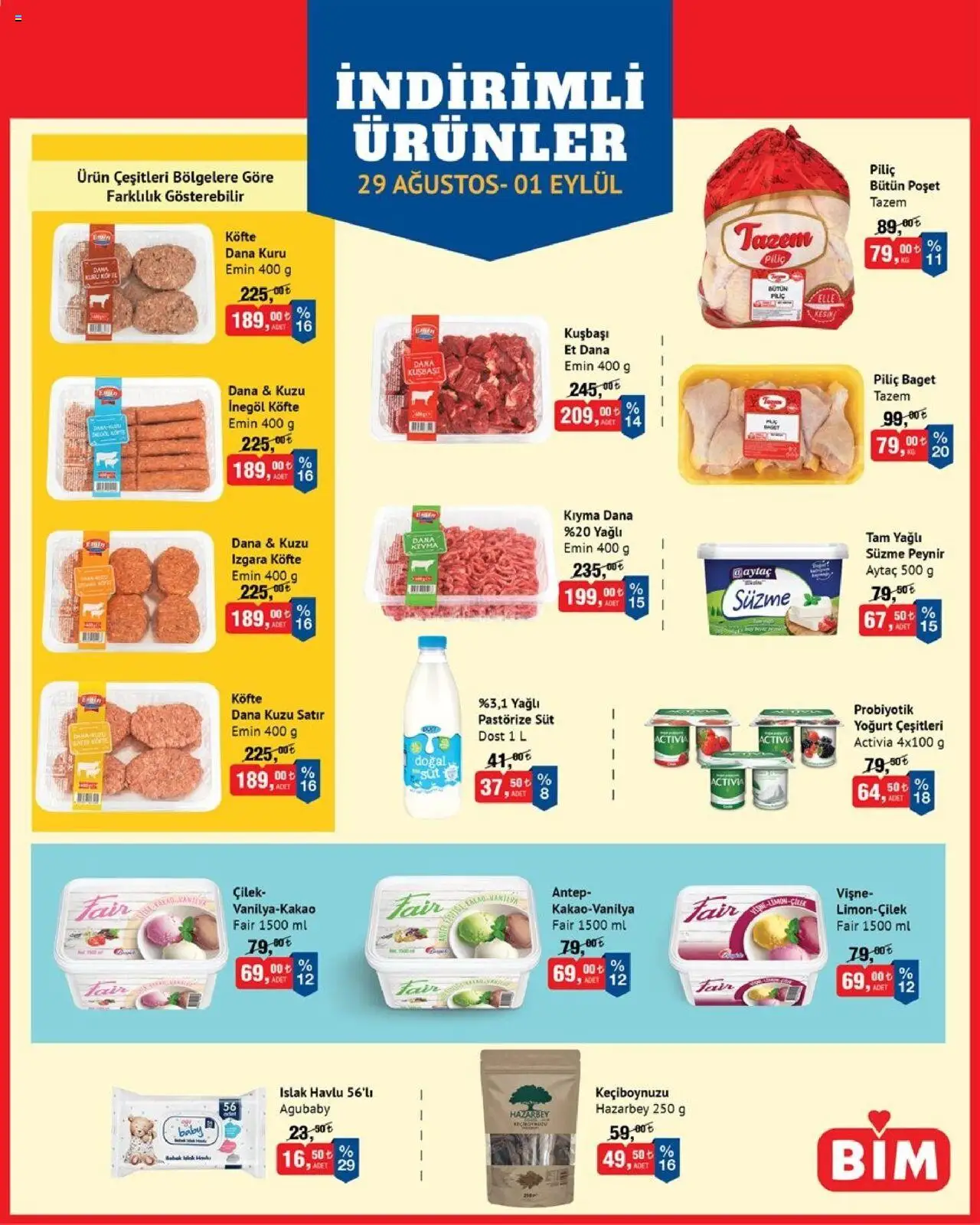 BİM Katalog bu hafta (29 Ağustos 2025) - Aktüel Broşür - Sayfa numarası 1
