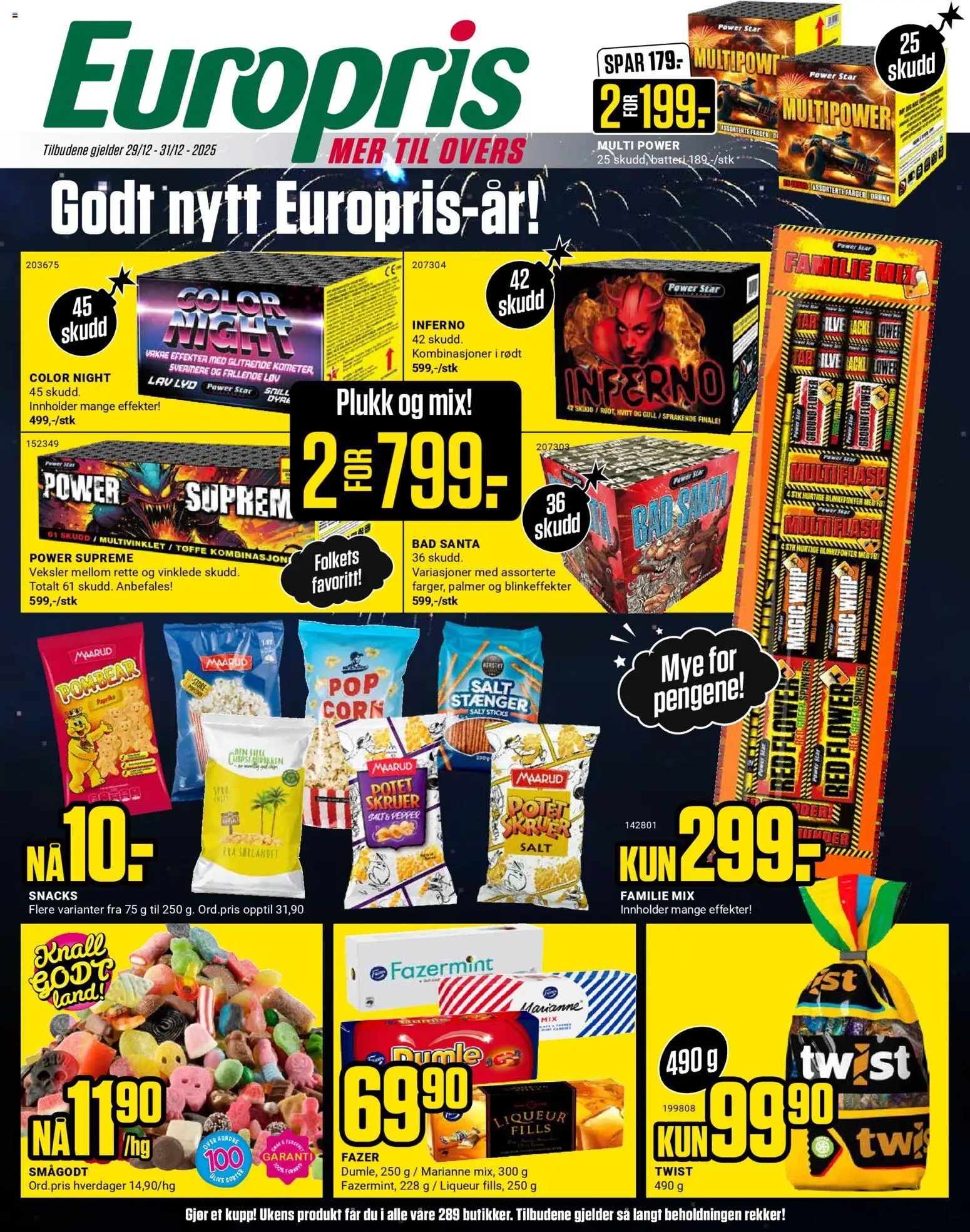 Forhåndsvis Kundeavis fra butikk Europris gyldig fra 29/12/2025