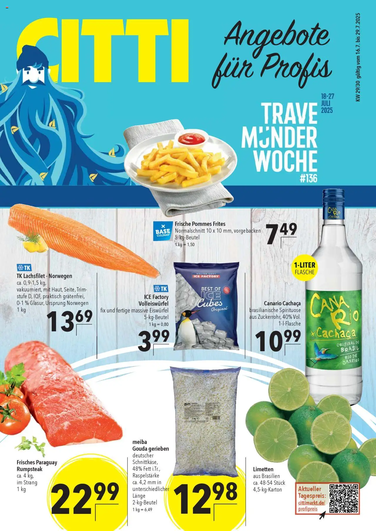 CITTI Markt Aktuelle Angebote für Profis (vom 16.07.2025 - 29.07.2025)