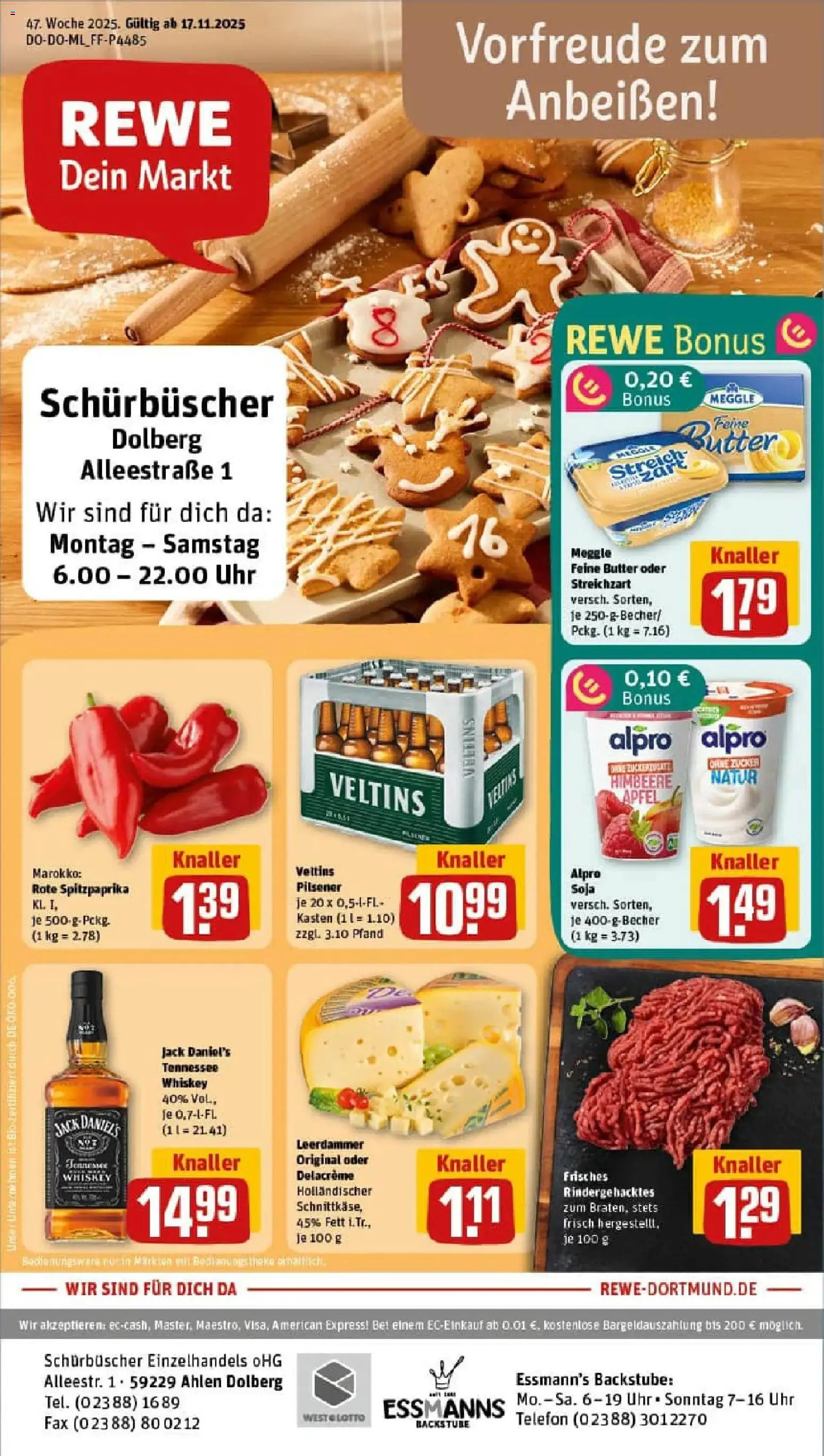 Vorschau von dem Prospekt des Geschäftes Rewe, gültig ab dem 17.11.2025