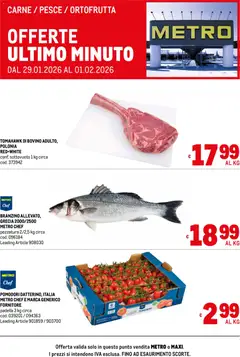Anteprima dell'opuscolo Volantino Offerte Freschissimi dal negozio Metro valido da 29/01/2026