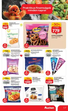 Auchan - Akciós újság Auchan megtekintése, amely érvényes 2025.10.30.-től | Oldal: 17