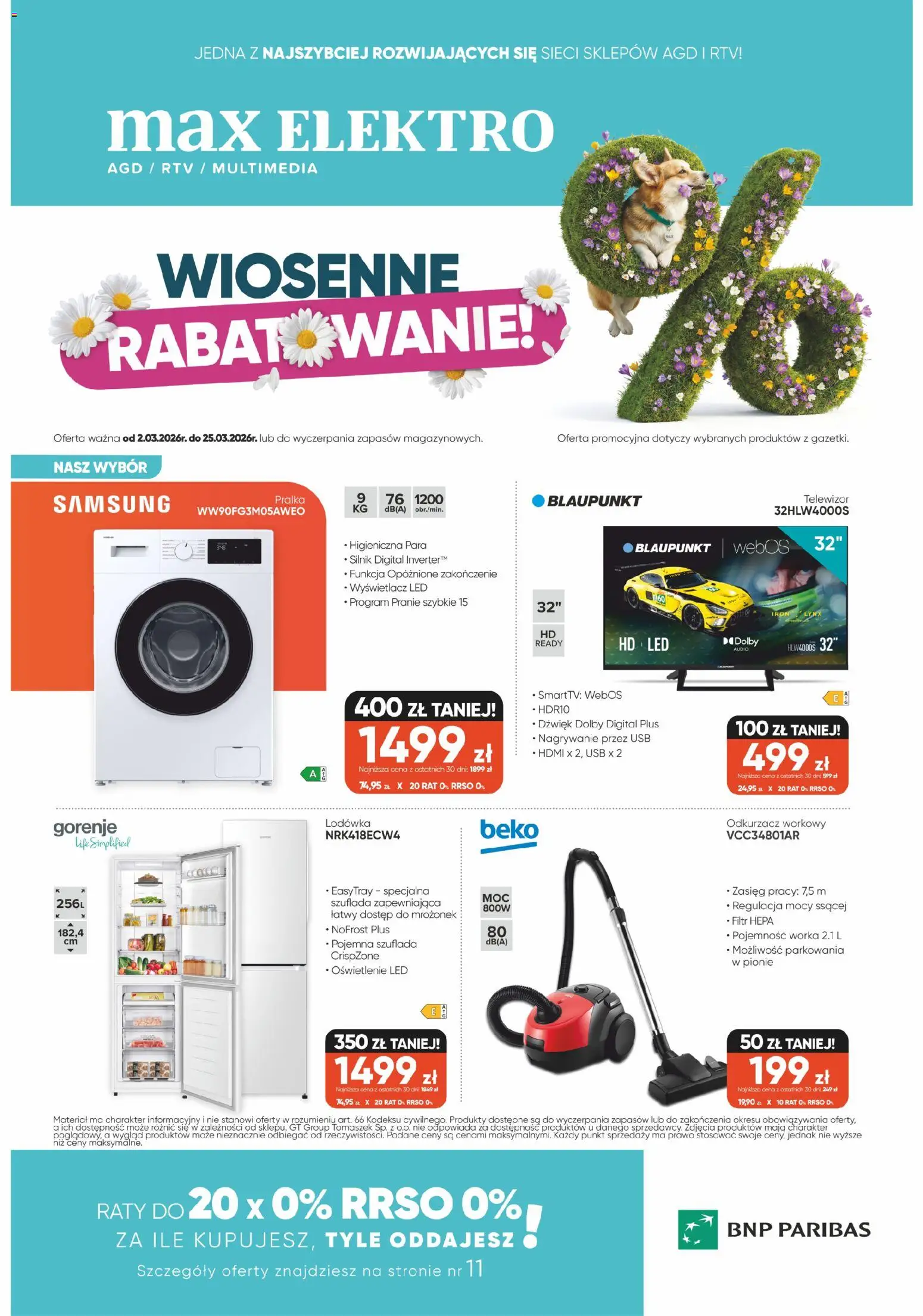 Pogląd gazetki "Max elektro gazetka" ze sklepu Max elektro ważnej od 02.03.2026