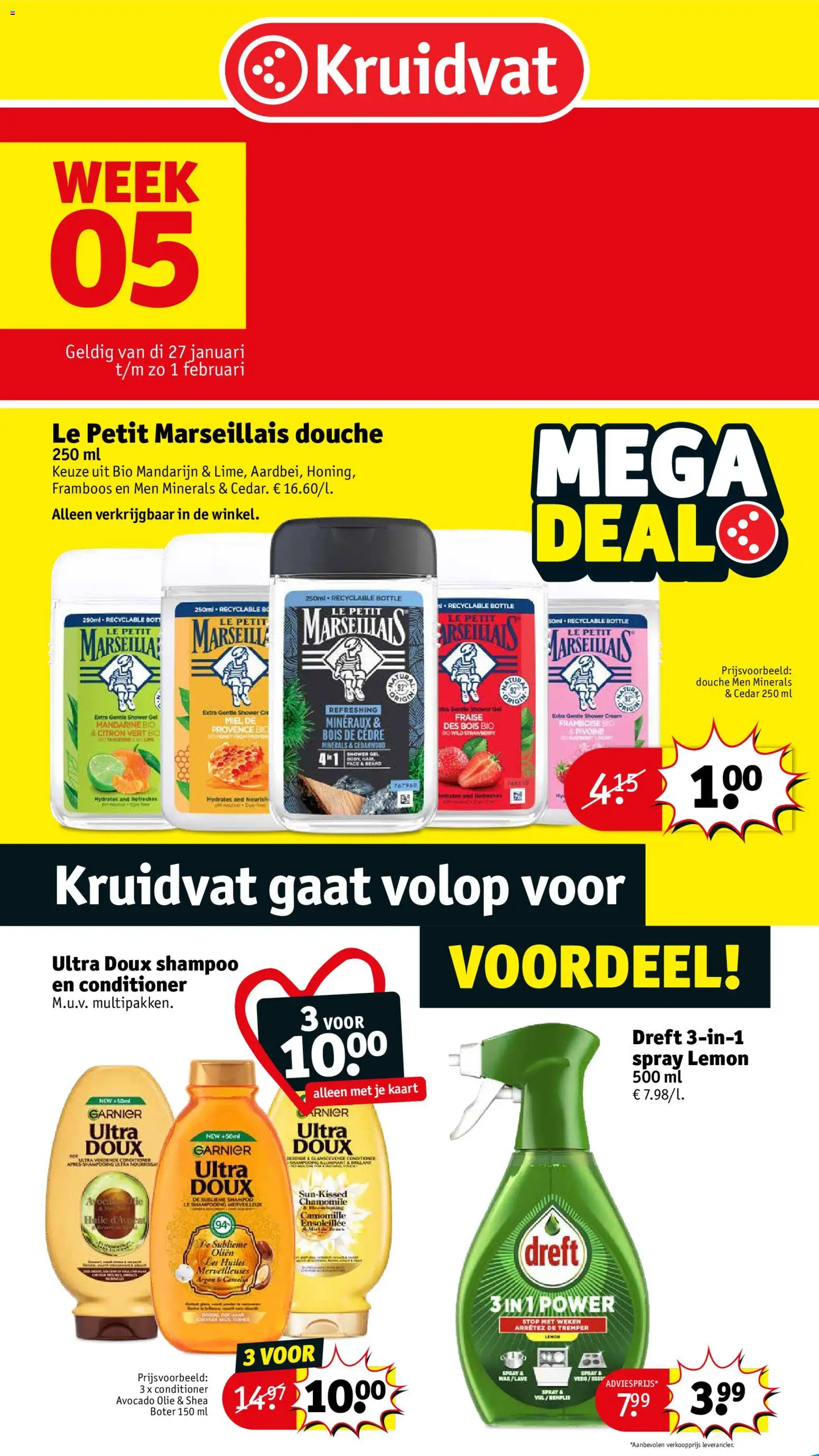 Voorbeeld van Folder week 5 van winkel Kruidvat geldig vanaf 27/01/2026