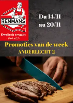 Voorbeeld van Folder / Publicité van winkel Renmans geldig vanaf 14/11/2025