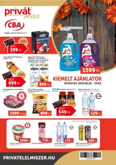 PRIVÁT - Aktuális szórólap MAX megtekintése, amely érvényes 2025.08.28.-től