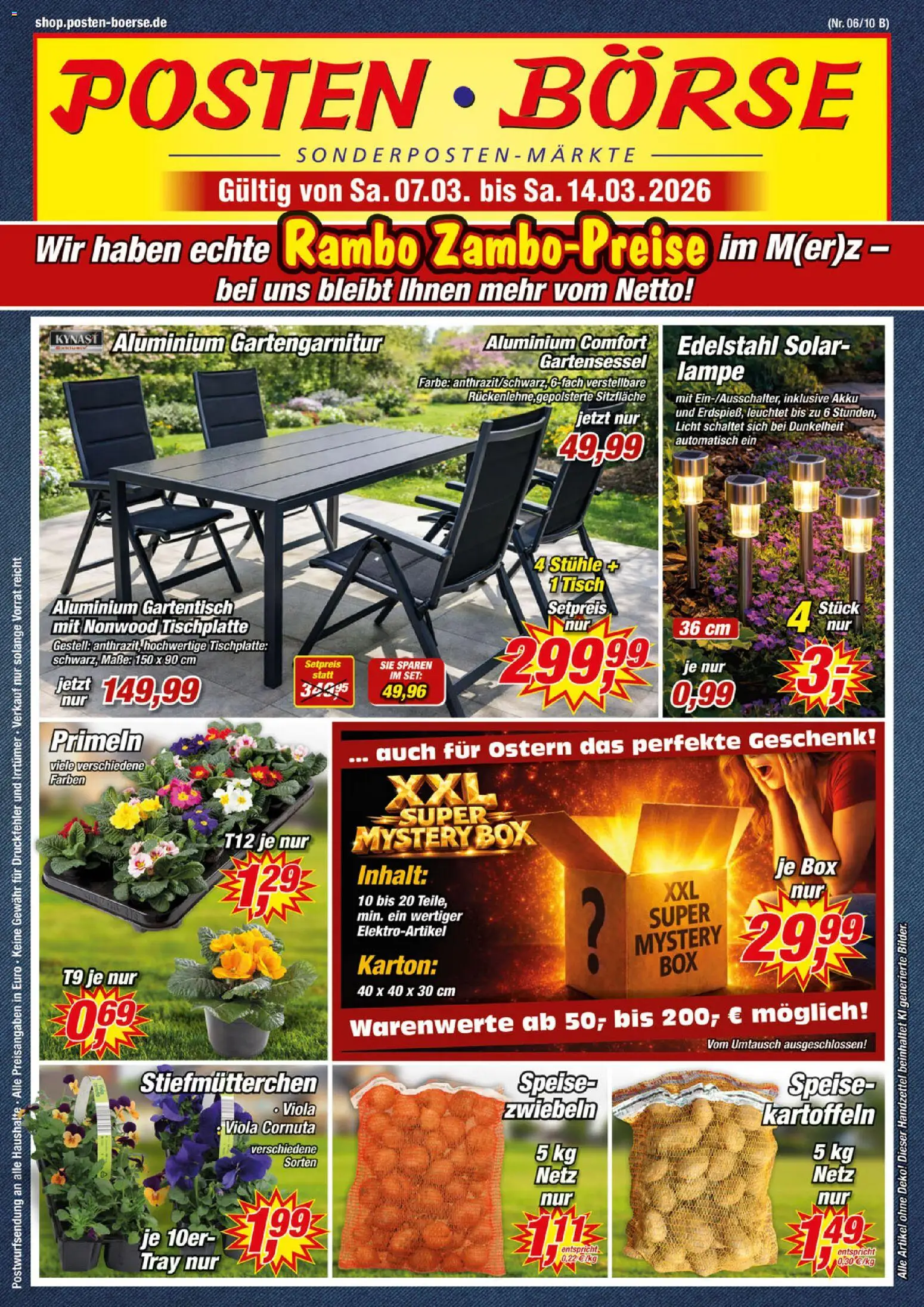 Vorschau von dem Prospekt des Geschäftes Posten Börse, gültig ab dem 07.03.2026