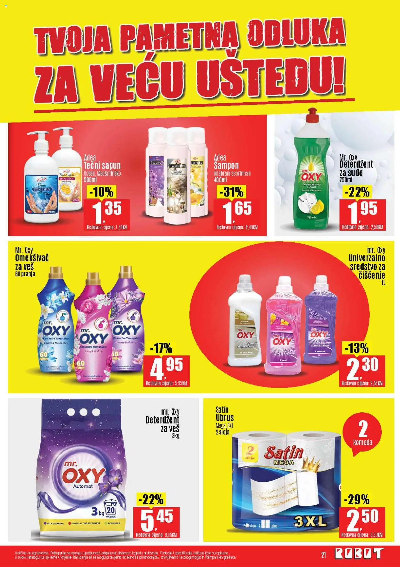 Pregled letka Katalog trgovine Robot vrijedi od 2026.01.07