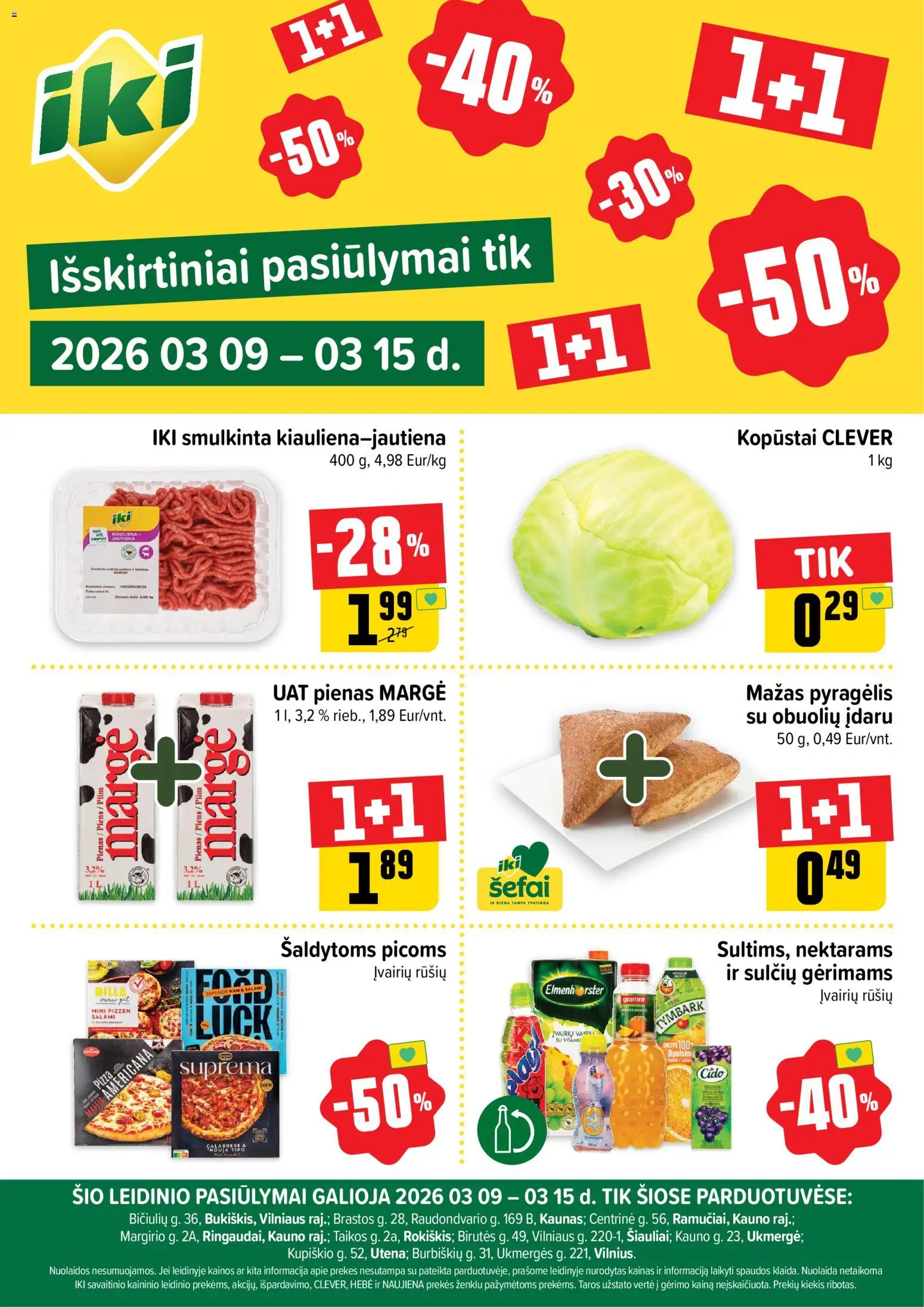 IKI parduotuvės leidinio IKI leidinys - Specialūs pasiūlymai IKI parduotuvės klientams galiojančio nuo 2026.03.09 peržiūra