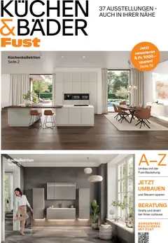 Vorschau des Merkblatts Fust aktionen Küchen- und Badezimmer vom Shop Fust gültig von 22.04.2026 bis 