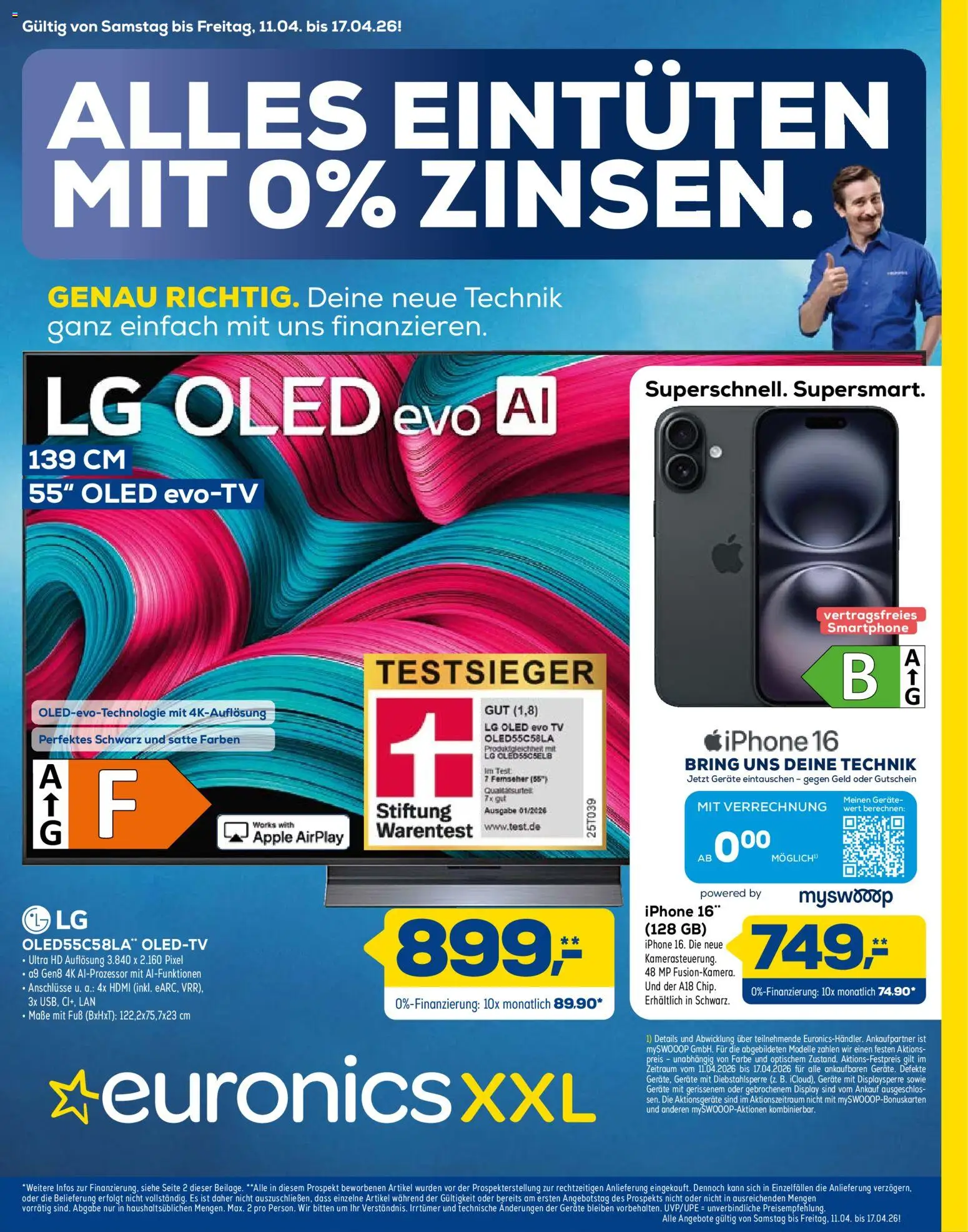 Vorschau von dem Prospekt des Geschäftes Euronics, gültig ab dem 11.04.2026