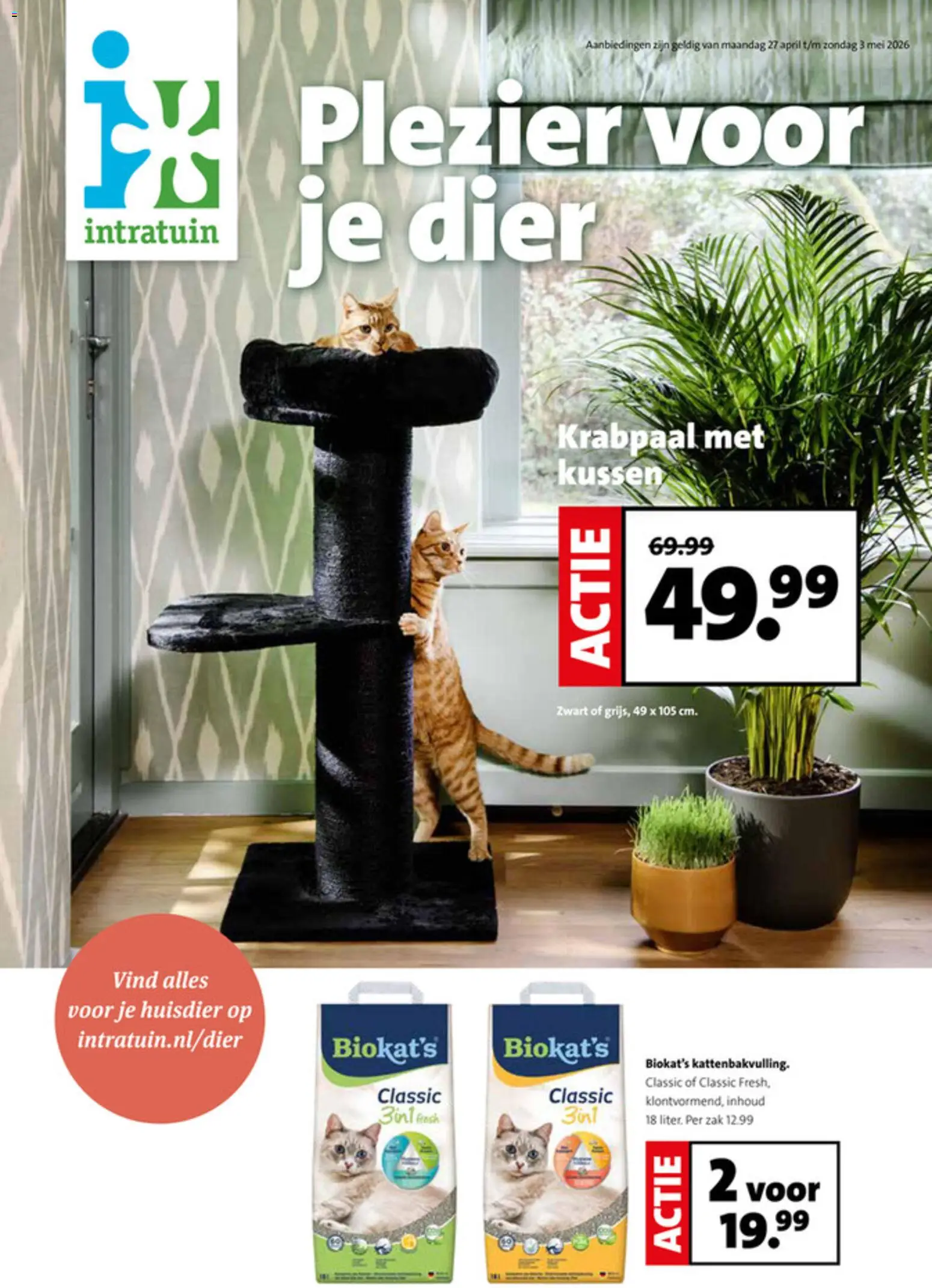 Voorbeeld van Intratuin folder - Huisdierenfolder van winkel Intratuin geldig vanaf 27-04-2026