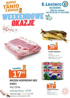 Pogląd gazetki "E.Leclerc gazetka - Kłodzko" ze sklepu E.Leclerc ważnej od 20.03.2026