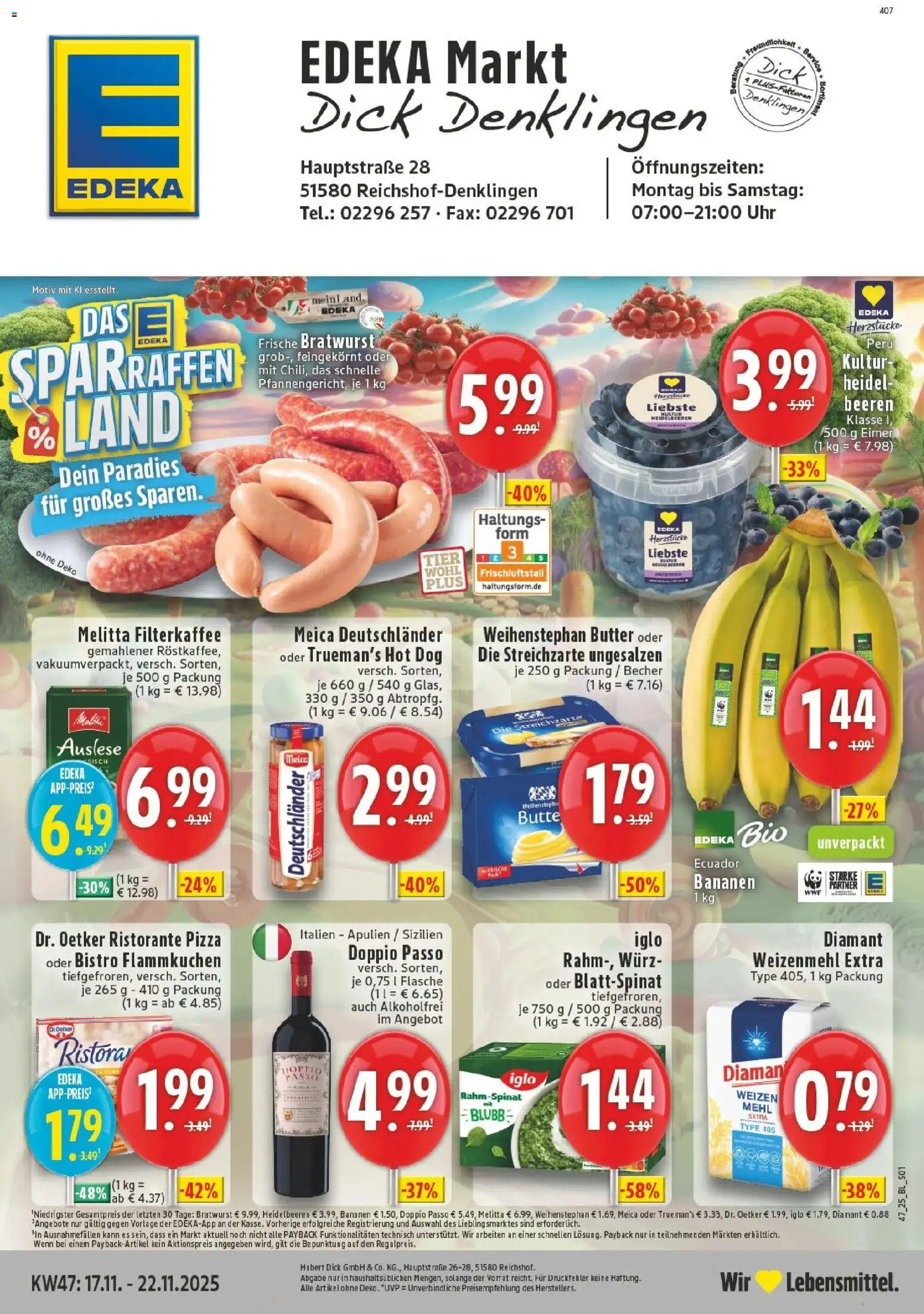 Vorschau von dem Prospekt des Geschäftes Edeka, gültig ab dem 17.11.2025