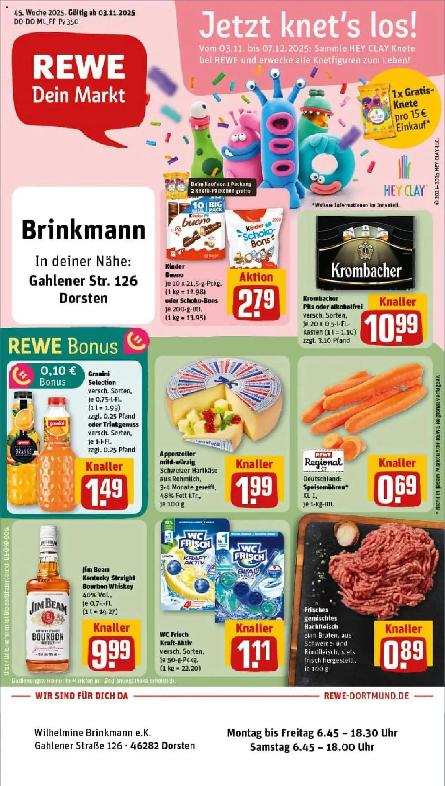 Vorschau von dem Prospekt des Geschäftes Rewe, gültig ab dem 02.11.2025
