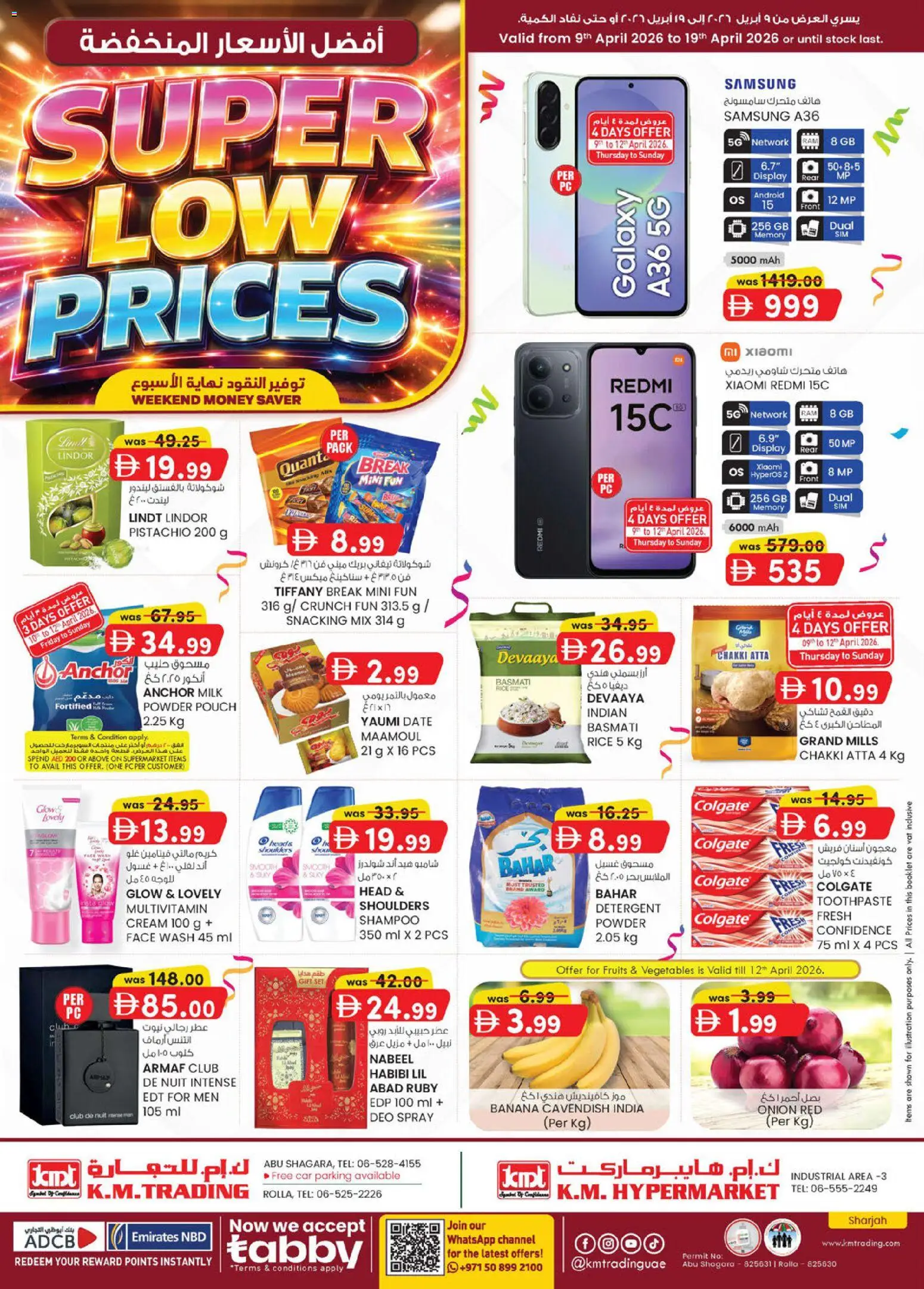 Preview of the catalogue KM Trading - weekend mony saver catalogue of store KM Trading valid from 9 Apr, 2026