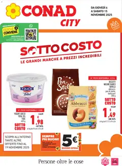 Anteprima dell'opuscolo Volantino City Piemonte dal negozio Conad valido da 06/11/2025