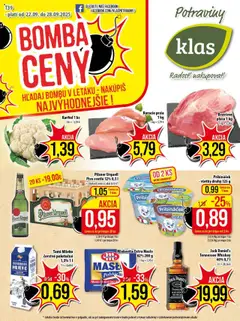 Náhľad Klas letáku platného od 22.09.2025