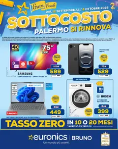 Anteprima dell'opuscolo Volantino Palermo dal negozio Euronics valido da 25/09/2025