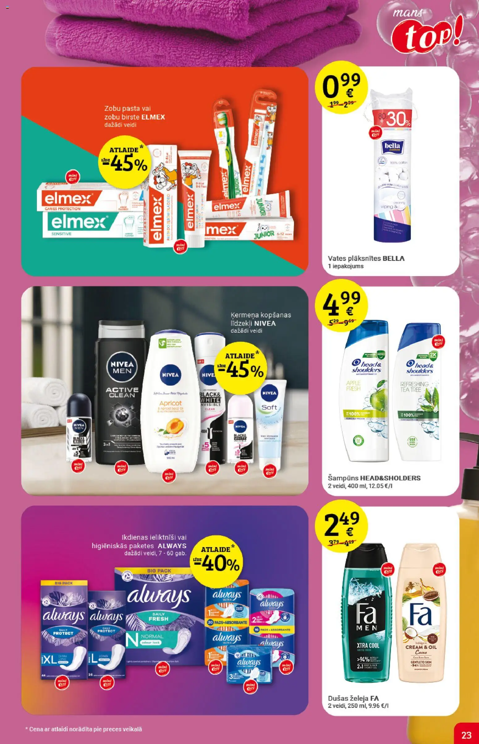 Skatīt Top! akciju bukletu, derīgs no 2026.01.07