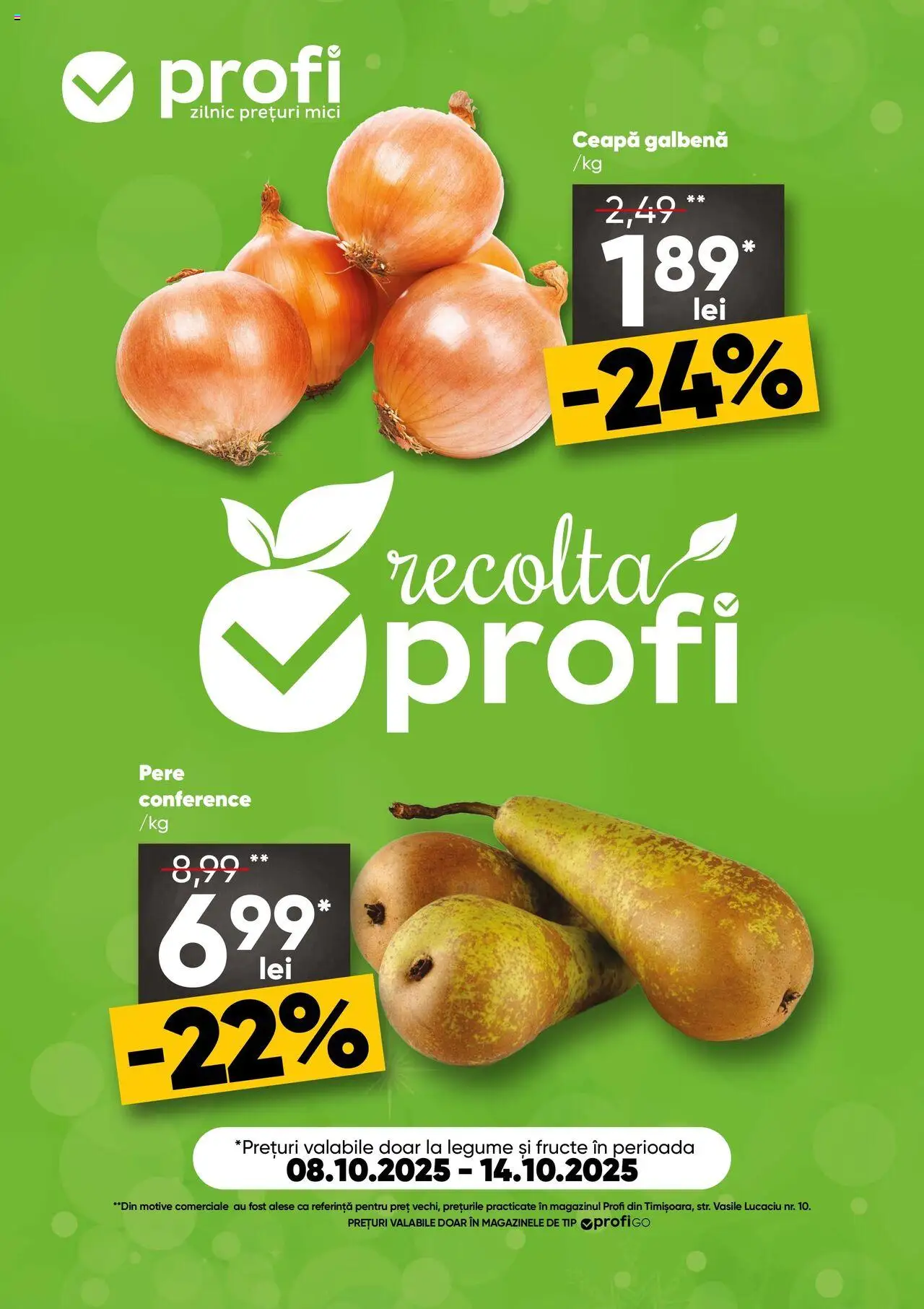 Catalog Profi nou 08.10.2025 - Oferte "Revista Fresh Go" - Pagină 1