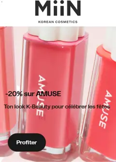 Prévisualisation de MiiN Cosmetics du magasin Offres formulaire valide 04/12/2025