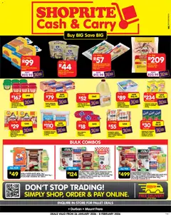 Preview of Shoprite flyer valid from 26/01/2026