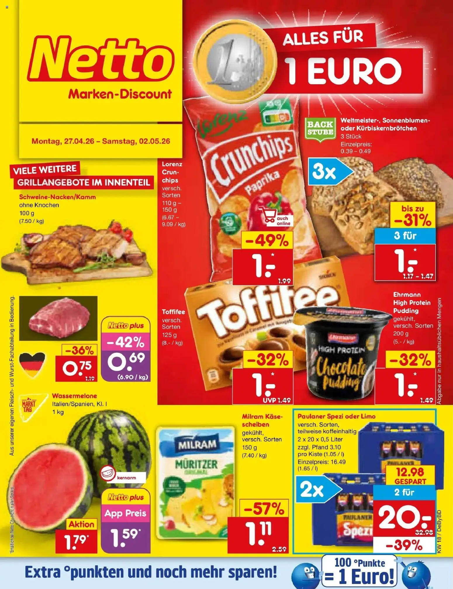 Vorschau von dem Prospekt des Geschäftes Netto Marken-Discount, gültig ab dem 27.04.2026