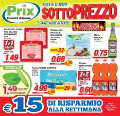 Anteprima dell'opuscolo Volantino Terre del Reno dal negozio Prix valido da 08/08/2025