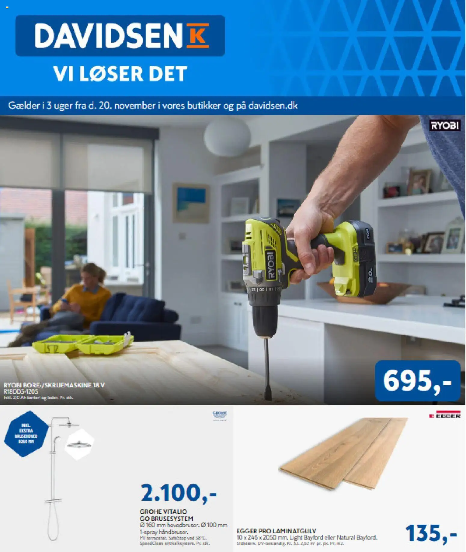 Eksempel på tilbudsavis Vi løser det fra butik Davidsen gyldig fra 20/11/2025