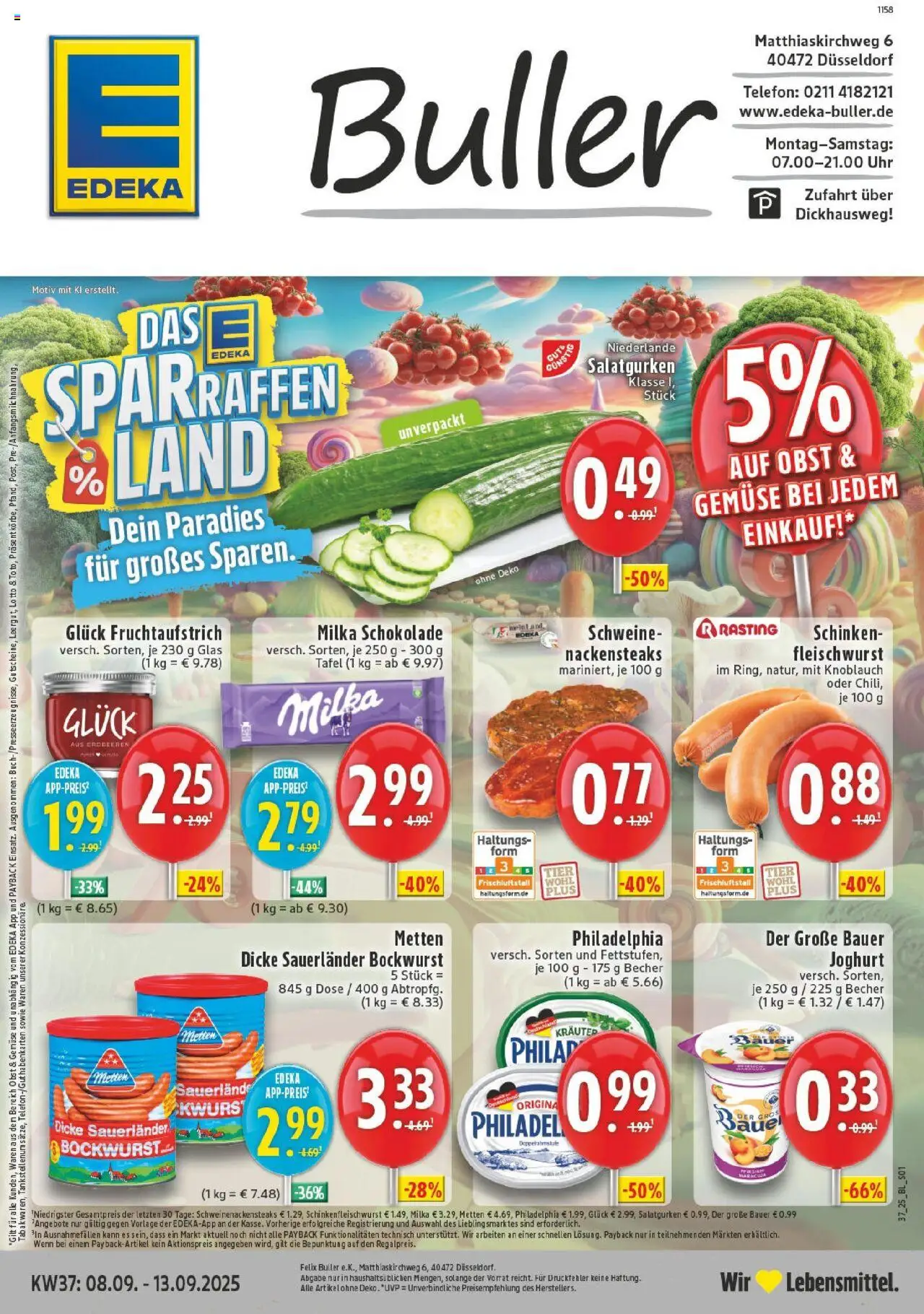 EDEKA Prospekt ab 07.09.2025 - Prospekt Düsseldorf Online