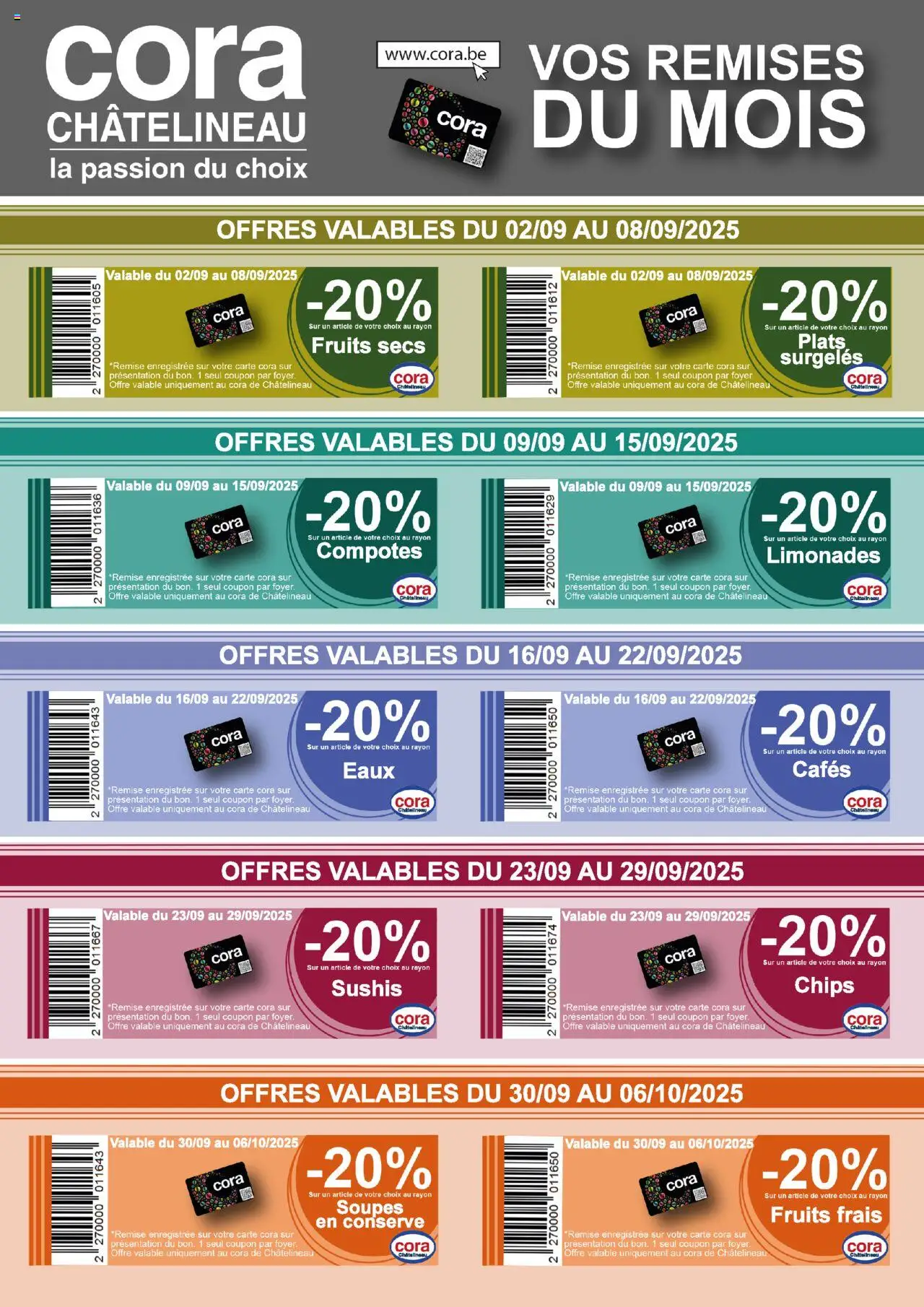 Cora shop Newsletter geldig vanaf 02/09/2025 - Paginanummer 1