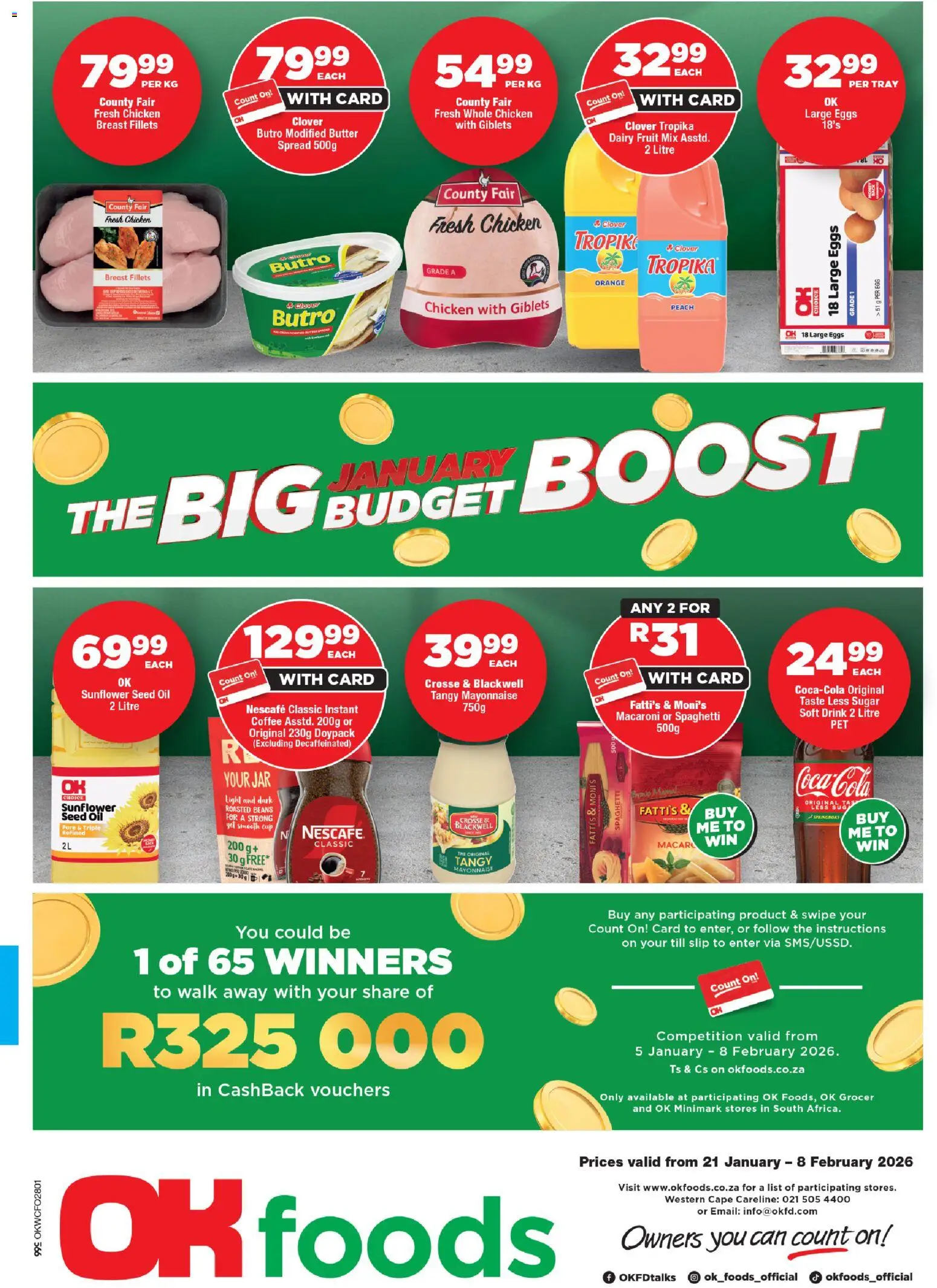 Preview of OK Foods flyer valid from 21/01/2026