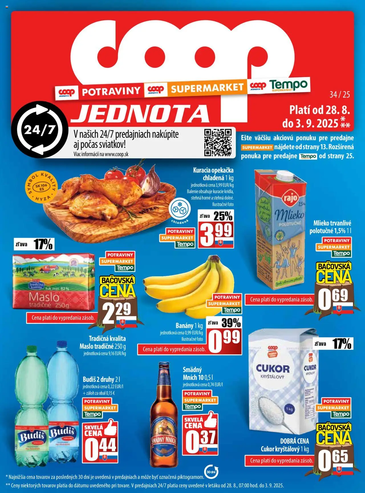 COOP Jednota leták od 28.08.2025 > Akčná ponuka online
